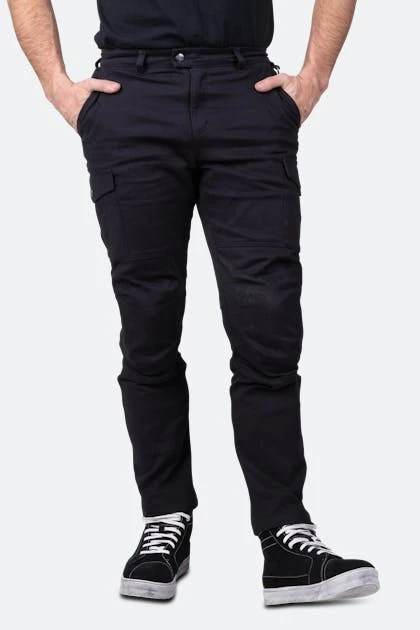 Pantaloni Cargo Moto Ride & Sons Rally Neri 1 Pantaloni Cargo Moto Ride & Sons Rally Neri