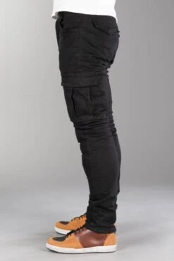 Pantaloni Cargo Moto Course Caféman Rinforzati In Aramide Tapered Fit Neri -Vendite LEATT 5ac7454240b5cd3b137e755df5ada50a4666b285 1 Pia 120786 1 20