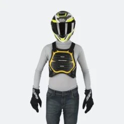 Paraschiena Con Pettorina SPIDI Defender 170-180 Nero-Giallo