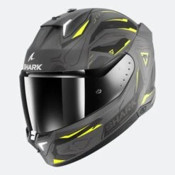 Casco Integrale Shark Skwal I3 Linik Mat Antracite-Giallo-Nero