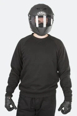 Felpa Course Rinforzata In Aramide Nera