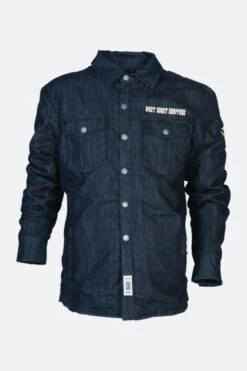 Camicia West Coast Choppers OG Denim Blu