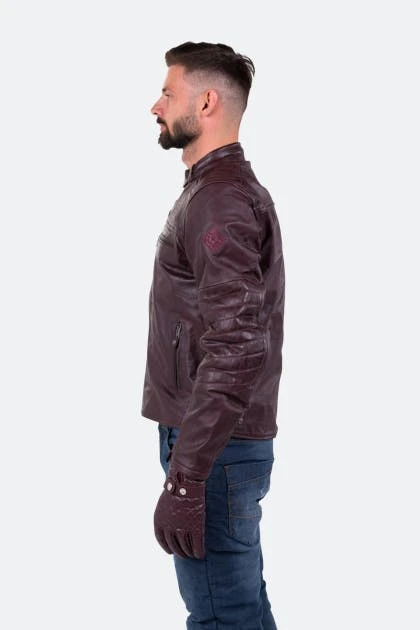 Giacca Moto Ride & Sons Getaway Oxblood 2 Giacca Moto Ride & Sons Getaway Oxblood - immagine 2