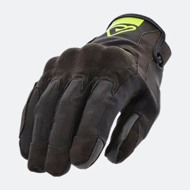 Guanti Moto Acerbis Scrambler Nero-Giallo 1 Guanti Moto Acerbis Scrambler Nero-Giallo