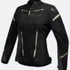 Giacca Moto Donna Ixon STRIKER AIR Nero-Antracite-Oro