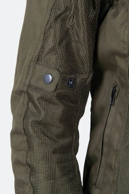 Giacca Moto Donna Course Vento Mesh Verde Oliva 7 Giacca Moto Donna Course Vento Mesh Verde Oliva - immagine 7