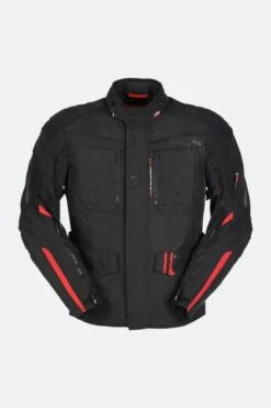 Giacca Moto Furygan Explorer Nero-Rosso
