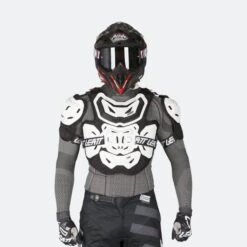 Pettorina Leatt 5.5 Bianca