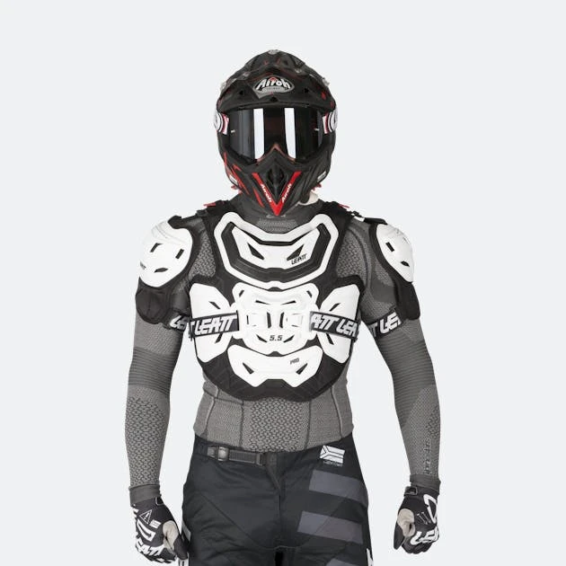 Pettorina Leatt 5.5 Bianca 1 Pettorina Leatt 5.5 Bianca