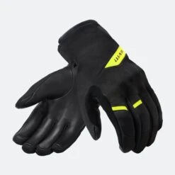 Guanti Moto Rev'it! Grafton H2O Nero-Giallo Neon
