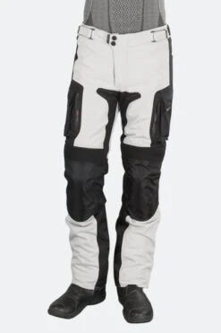 Pantaloni Moto Course Four Seasons 2.0 Grigio Chiaro-Nero