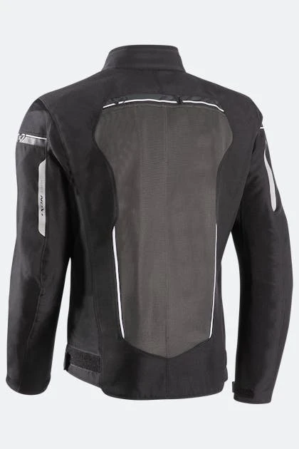 Giacca Moto Ixon T-Rex Nero-Bianco-Grigio 2 Giacca Moto Ixon T-Rex Nero-Bianco-Grigio - immagine 2