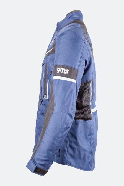 Giacca Moto GMS Track Light Blu-Nero 2 Giacca Moto GMS Track Light Blu-Nero - immagine 2