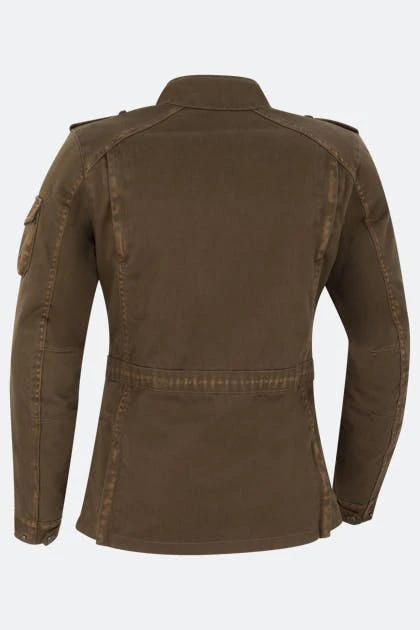 Giacca Moto Donna Segura Lady Jewel Crystal Cachi 2 Giacca Moto Donna Segura Lady Jewel Crystal Cachi - immagine 2