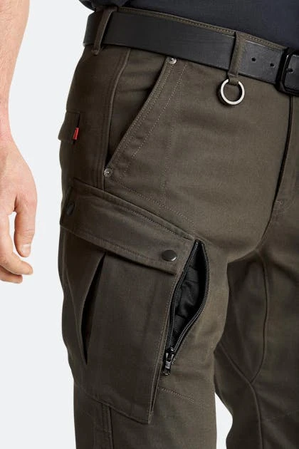 Jeans Moto Pando Moto Mark Kev 02 Chino Style Oliva 3 Jeans Moto Pando Moto Mark Kev 02 Chino Style Oliva - immagine 3