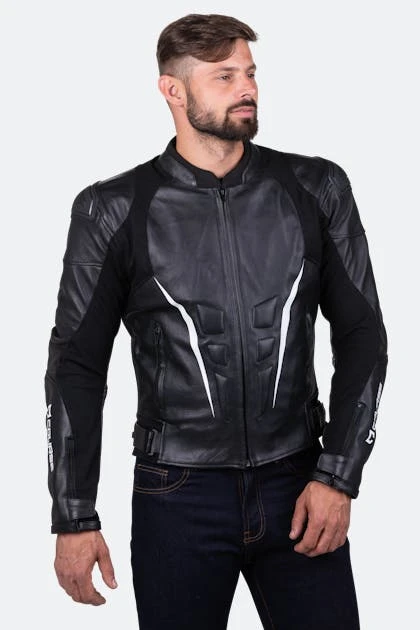 Giacca Moto Course Roadster Nero-Bianco 5 Giacca Moto Course Roadster Nero-Bianco - immagine 5