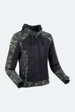 Giacca Moto Bering Zenith Nero-Camouflage