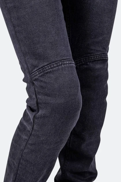 Jeans Moto Donna Course Burnout Rinforzati In Aramide Slim Fit Neri 8 Jeans Moto Donna Course Burnout Rinforzati In Aramide Slim Fit Neri - immagine 8