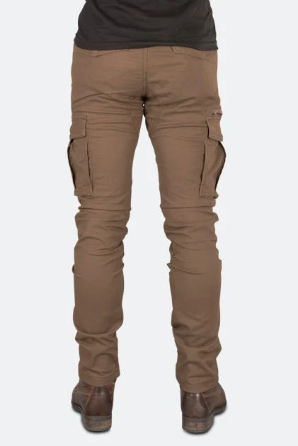 Pantaloni Cargo Moto Course Caféman Rinforzati In Aramide Tapered Fit Sabbia 3 Pantaloni Cargo Moto Course Caféman Rinforzati In Aramide Tapered Fit Sabbia - immagine 3