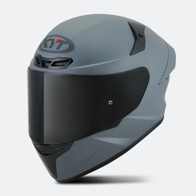 Casco Integrale KYT TT-Course Plain Grigio Opaco 1 Casco Integrale KYT TT-Course Plain Grigio Opaco
