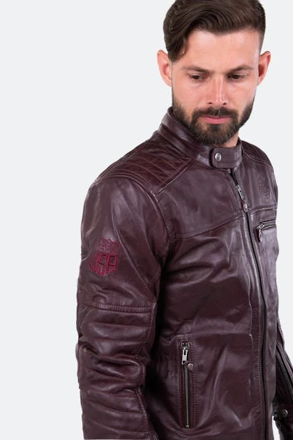 Giacca Moto Ride & Sons Getaway Oxblood 10 Giacca Moto Ride & Sons Getaway Oxblood - immagine 10