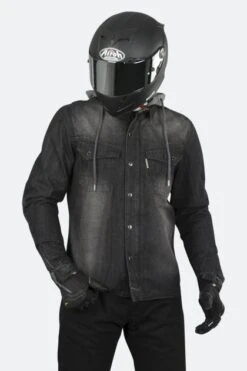 Giacca Di Jeans Macna Westcoast Denim Nero