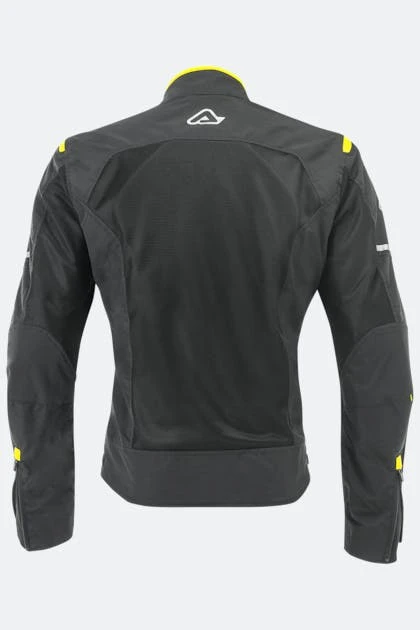 Giacca Moto Acerbis Ramsey My Vented 2.0 Nero-Giallo 3 Giacca Moto Acerbis Ramsey My Vented 2.0 Nero-Giallo - immagine 3
