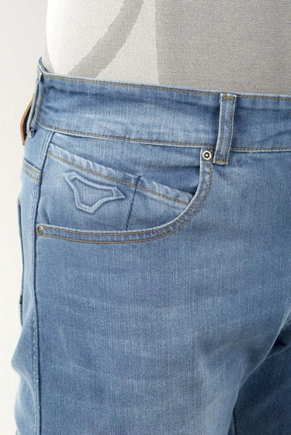 Pantaloni Moto Macna Revelin Corti Azzurri 9 Pantaloni Moto Macna Revelin Corti Azzurri - immagine 9