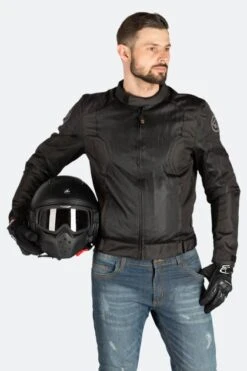 Giacca Moto Bering Riko Nera