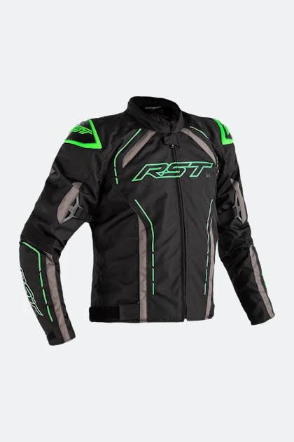 Giacca Moto RST S-1 Nero-Grigio-Verde 1 Giacca Moto RST S-1 Nero-Grigio-Verde