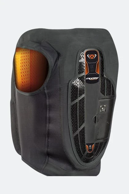 Gilet Airbag Ixon IX-Airbag U03 Nero-Arancio 2 Gilet Airbag Ixon IX-Airbag U03 Nero-Arancio - immagine 2