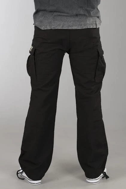 Pantaloni West Coast Choppers M 65 Cargo Nero Vintage 5 Pantaloni West Coast Choppers M 65 Cargo Nero Vintage - immagine 5