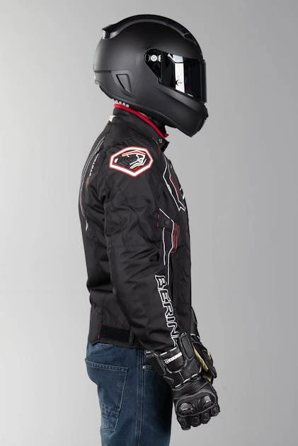 Giacca Moto Bering Guardian Nero-Bianco-Rosso 8 Giacca Moto Bering Guardian Nero-Bianco-Rosso - immagine 8