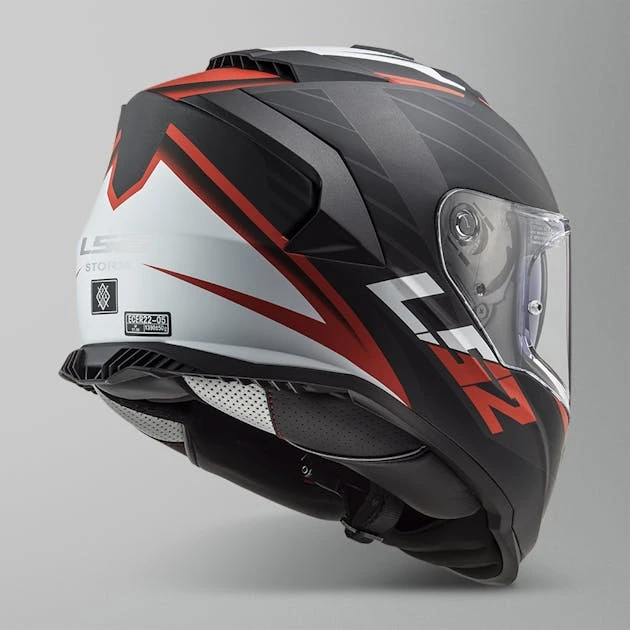 Casco Integrale LS2 FF800 Storm Nero-Rosso 2 Casco Integrale LS2 FF800 Storm Nero-Rosso - immagine 2