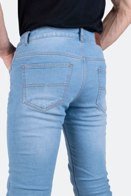 Jeans Moto Course Jones Straight/Regular Azzurri 8 Jeans Moto Course Jones Straight/Regular Azzurri - immagine 8