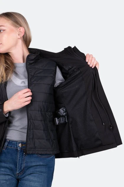 Giacca Moto Donna Course City Nera 7 Giacca Moto Donna Course City Nera - immagine 7