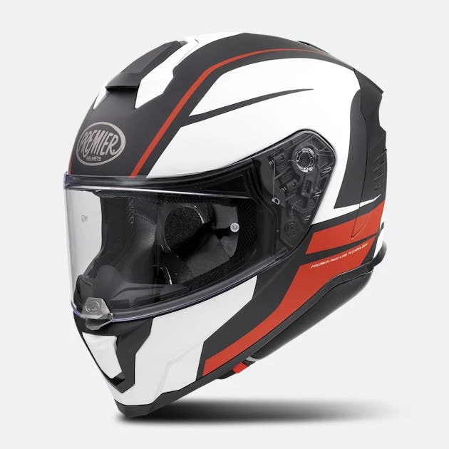 Premier® Casco Integrale Premier Hyper DE 92 BM Nero-Bianco-Rosso 1 Premier® Casco Integrale Premier Hyper DE 92 BM Nero-Bianco-Rosso