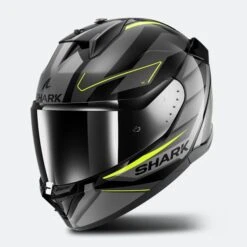 Casco Integrale Shark D-Skwal 3 Sizler Antracite-Giallo