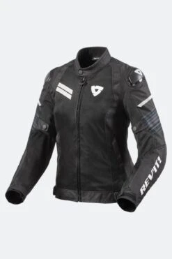 Giacca Moto Donna Rev’it! Apex Air H2O Nero-Bianco