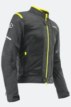Giacca Moto Acerbis Ramsey My Vented 2.0 Nero-Giallo