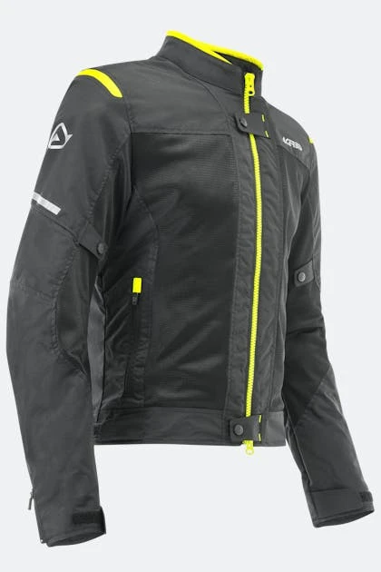 Giacca Moto Acerbis Ramsey My Vented 2.0 Nero-Giallo 1 Giacca Moto Acerbis Ramsey My Vented 2.0 Nero-Giallo