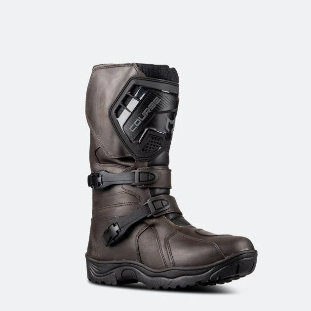 Stivali Moto Course Adventure Marroni 2 Stivali Moto Course Adventure Marroni - immagine 2