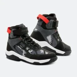 Scarpe Moto Rev’it! Descent H2O Nero-Rosso