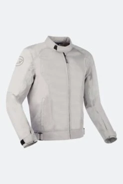 Giacca Moto Bering Nelson Argento