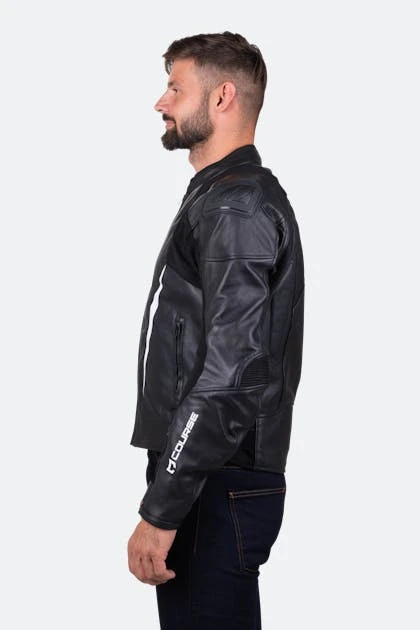 Giacca Moto Course Roadster Nero-Bianco 2 Giacca Moto Course Roadster Nero-Bianco - immagine 2