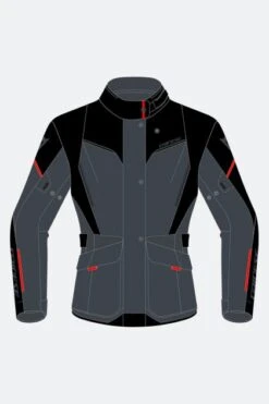 Giacca Moto Donna Dainese Tempest 3 D-Dry Ebano-Nero-Rosso Lava