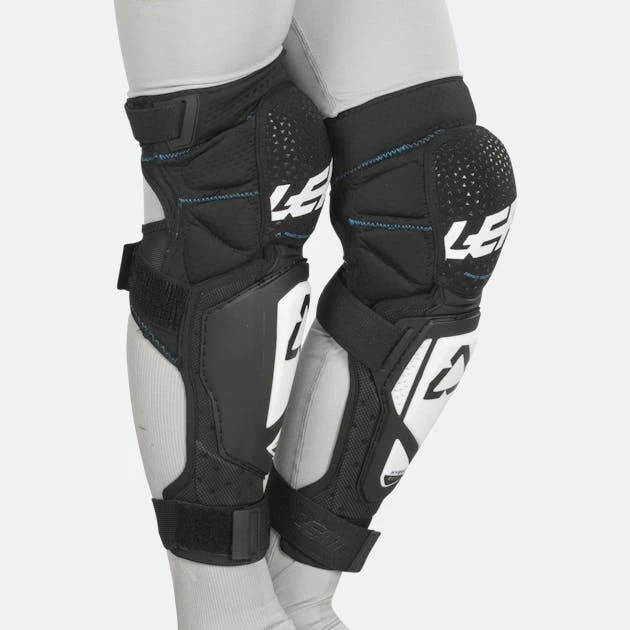 Ginocchiere Bambino Leatt 3DF Hybrid EXT Bianco-Nero 1 Ginocchiere Bambino Leatt 3DF Hybrid EXT Bianco-Nero