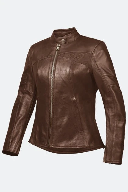 Giacca Moto Donna Ixon CRANKY AIR Marrone 1 Giacca Moto Donna Ixon CRANKY AIR Marrone