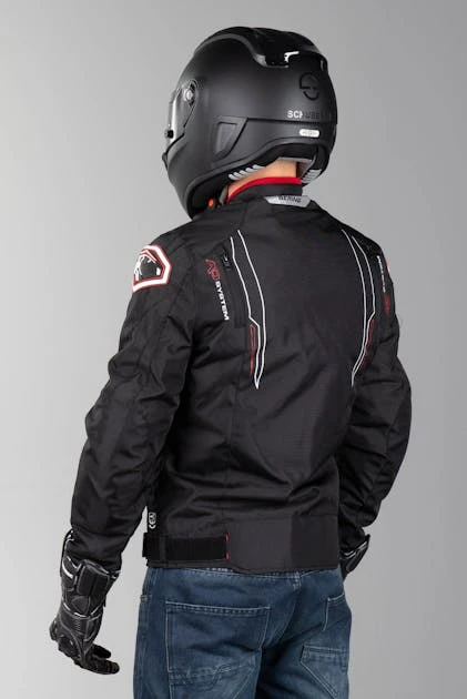 Giacca Moto Bering Guardian Nero-Bianco-Rosso 4 Giacca Moto Bering Guardian Nero-Bianco-Rosso - immagine 4