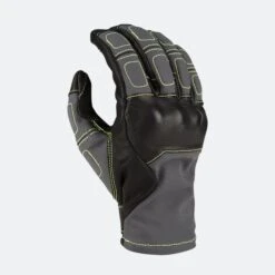 Guanti In Pelle Klim Marrakesh Grigio-Fluo